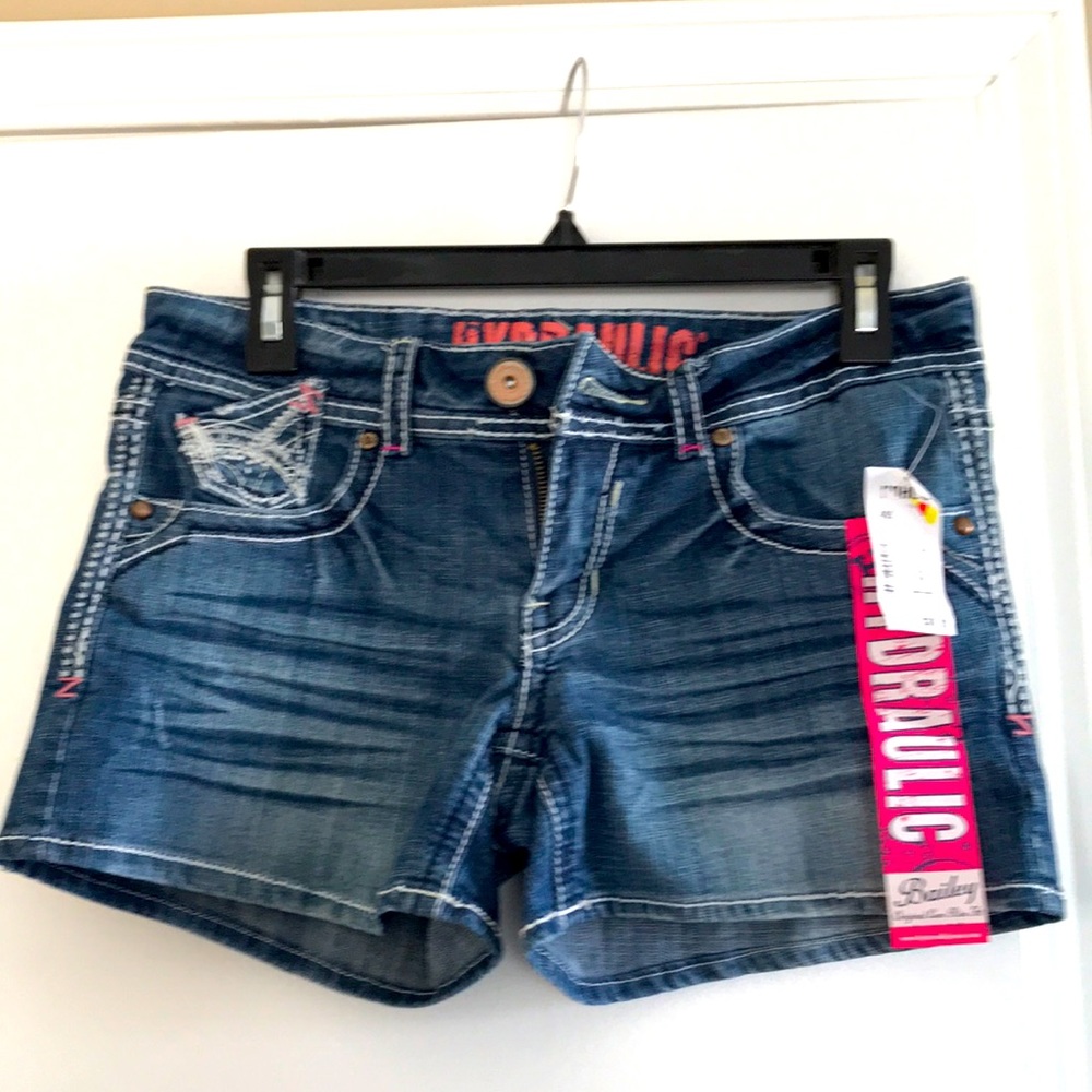 y2k Hydraulic blue short size 9/10